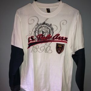 Boys Long Sleeve Double-Layer Shirt